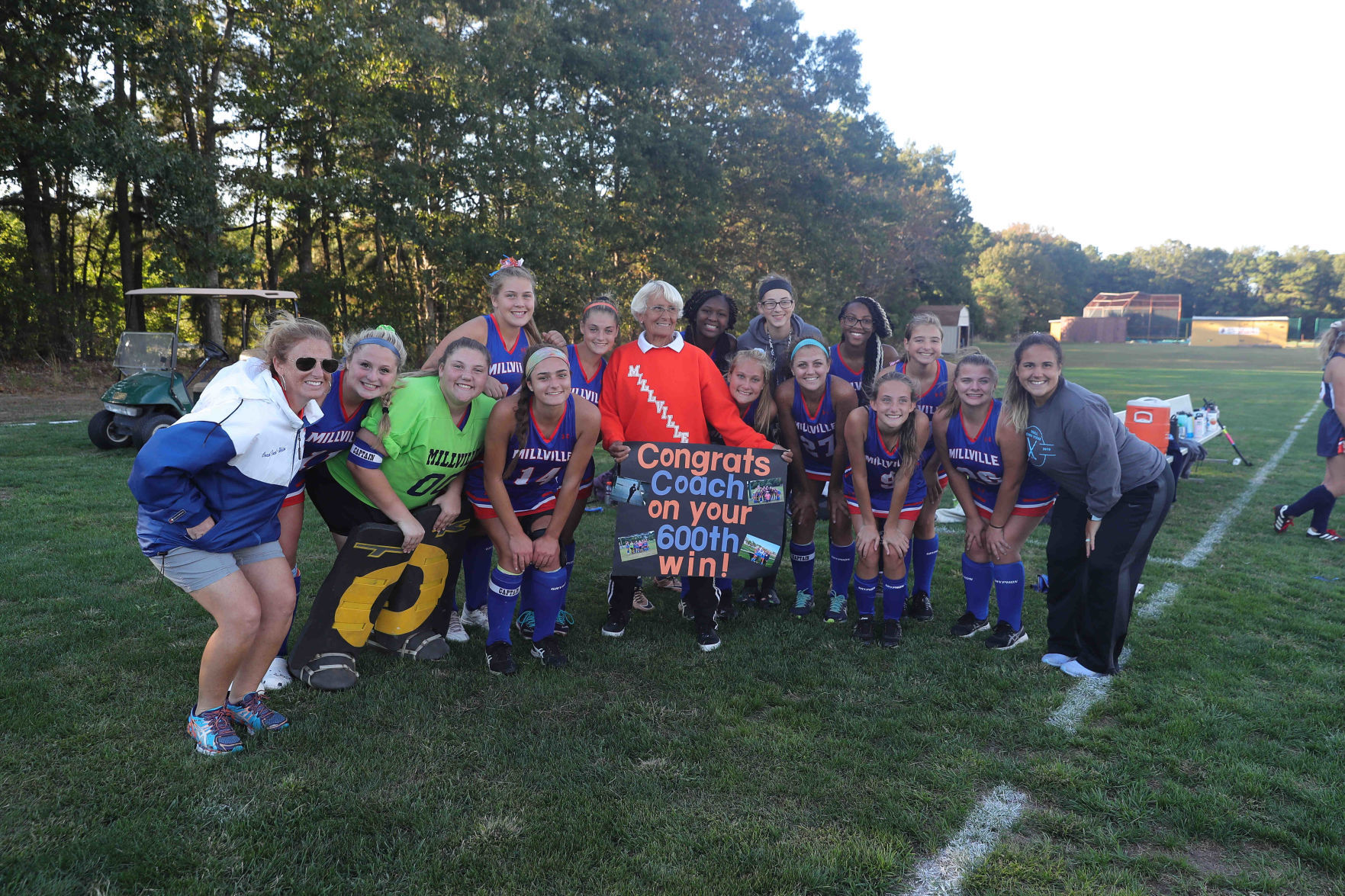 Millville field hockey coach Claudia McCarthy gets her 600th career